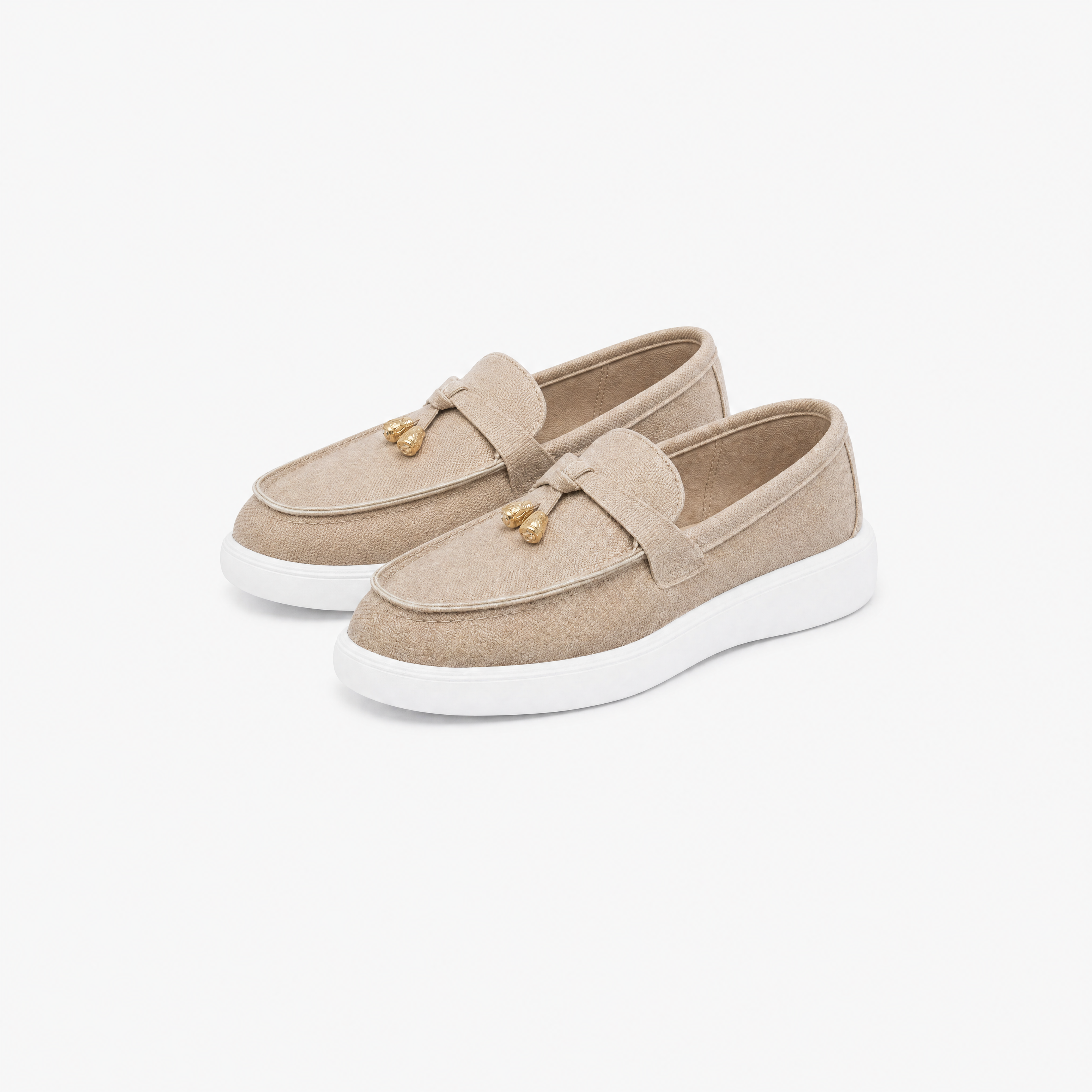 Khaki Damen Loafer Slipper Plateau Freizeitschuhe Alltagsschuhe